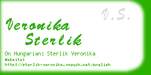 veronika sterlik business card